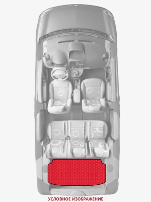 ЭВА коврики «Queen Lux» багажник для Subaru Levorg